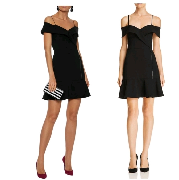 Alice + olivia dash off shoulder dress Size 4 $395 - Picture 6 of 16